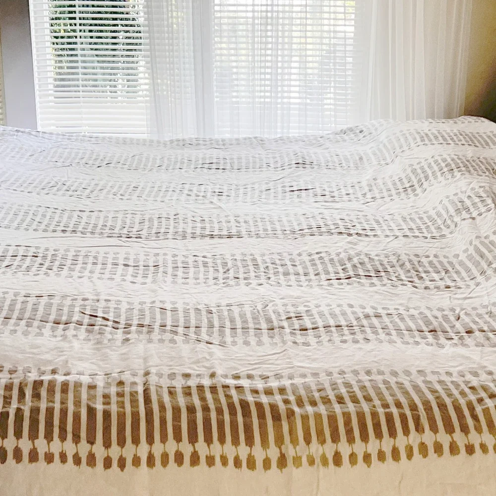 West Elm 88in west textured
